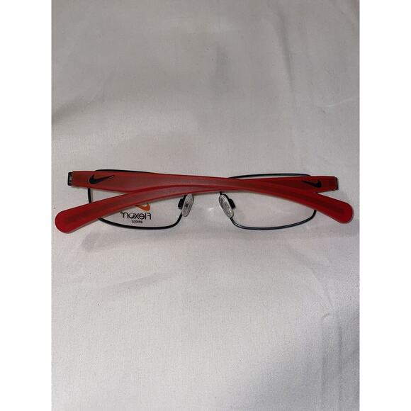 Nike With Flexon kids 4633 247 47-16-130 Red Full Rim Eyeglasses Frame Only - Picture 2 of 11